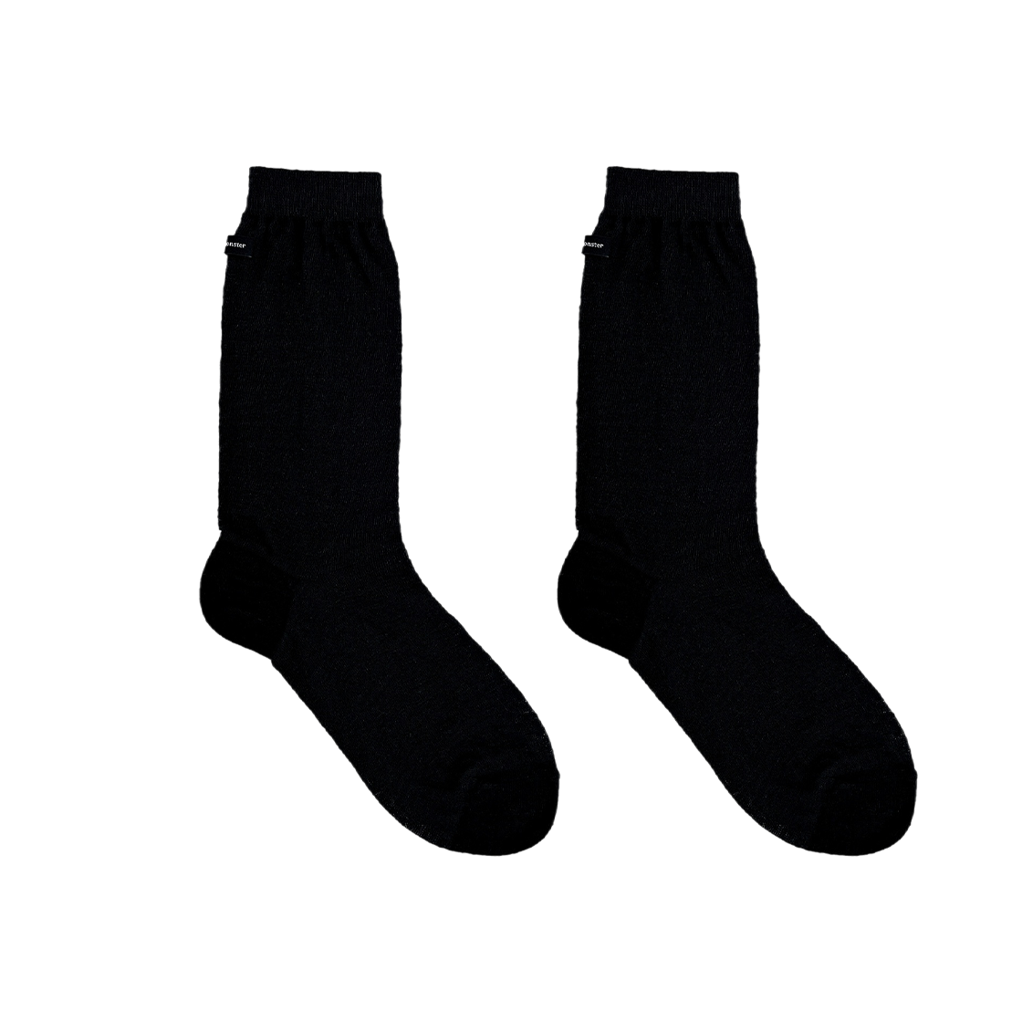 L251MSC020 lovememonster Sheeer Gauze Middle Socks Black