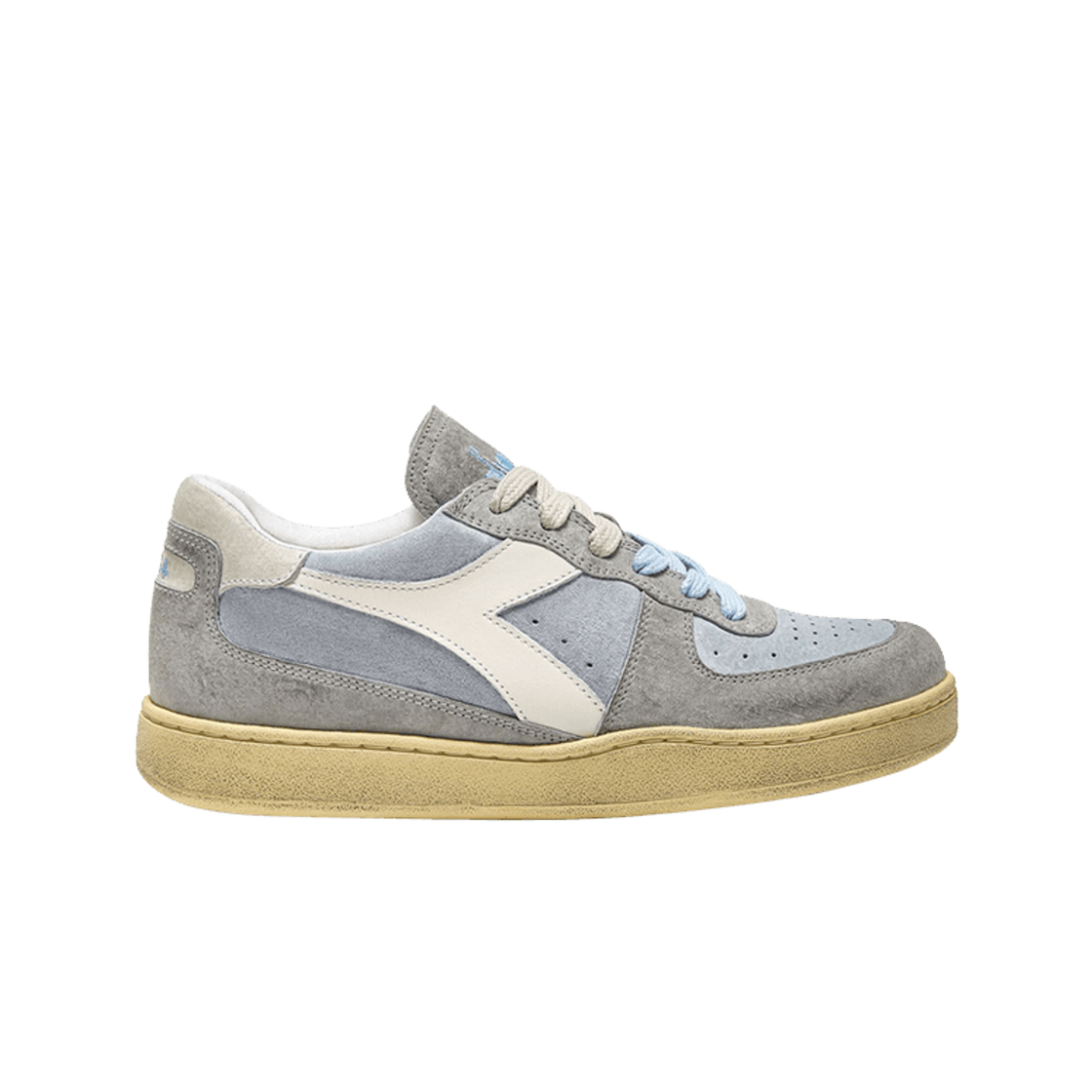 디아도라 미 바스켓 스웨이드 로우 유즈드 블루 카슈미르(Diadora Mi Basket Suede Low Used Blue Cachemire)