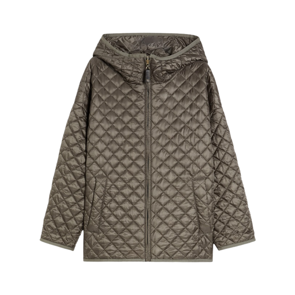 (W) 막스마라 더 큐브 레오 발수 리버시블 패딩 다크 그레이((W) Max Mara The Cube Leo Water-Repellent Reversible Padding Dark Grey) - 1