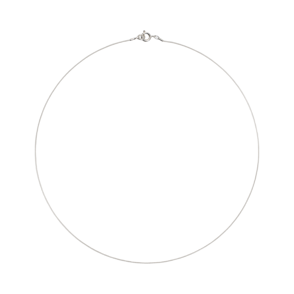 러브미몬스터 [실버] 퓨어 박스 체인목걸이 실버(lovememonster [Silver] Pure Box Chain Necklace Silver) - 1