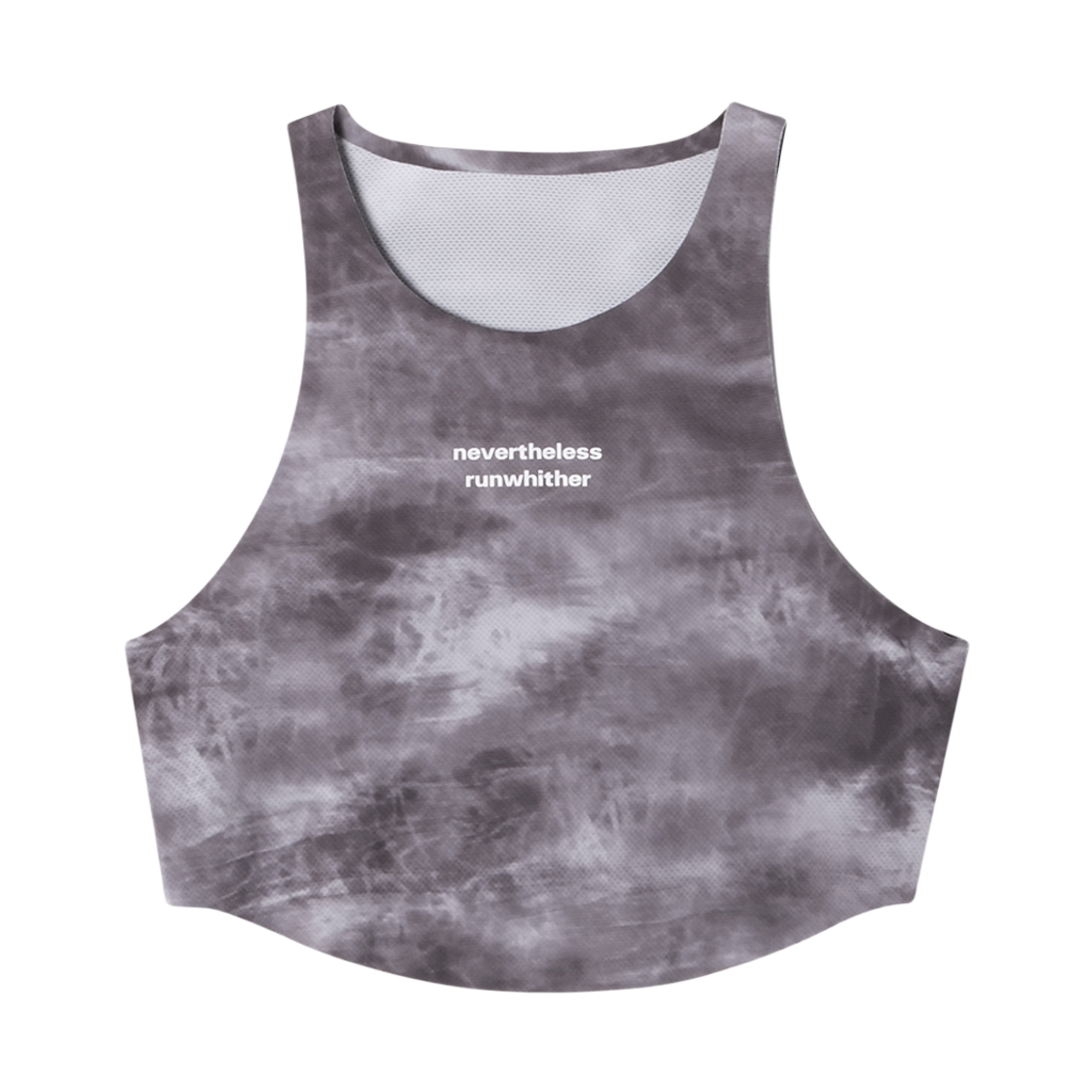 [KREAM 단독] 런위더 크롭 우먼스 심리스 싱글렛 그레이([KREAM 단독] runwhither Crop Womens Seamless Singlet Gray)