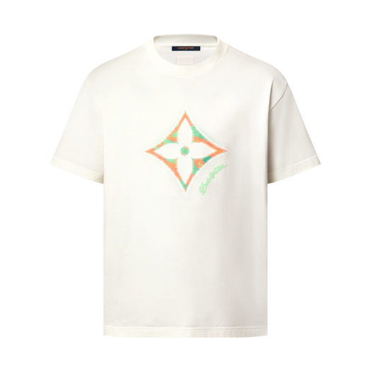 루이비통 모노그램 필 쿠페 코튼 티셔츠 밀키 화이트 | Louis