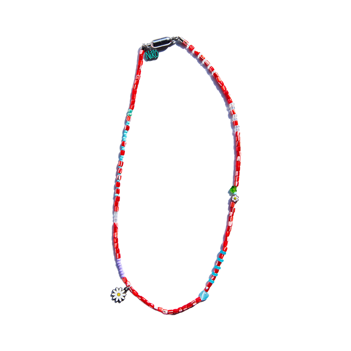 #118 NiRO.SERENDiPiTY Mother Of Pearl Daisy Necklace #118