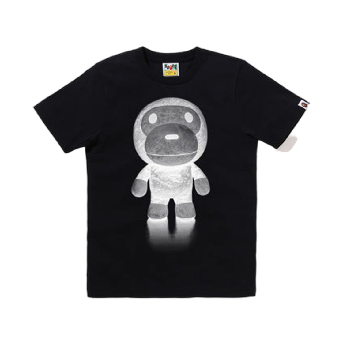 2L80-210-024 (W) BAPE Standing Milo Photo T-Shirt Black