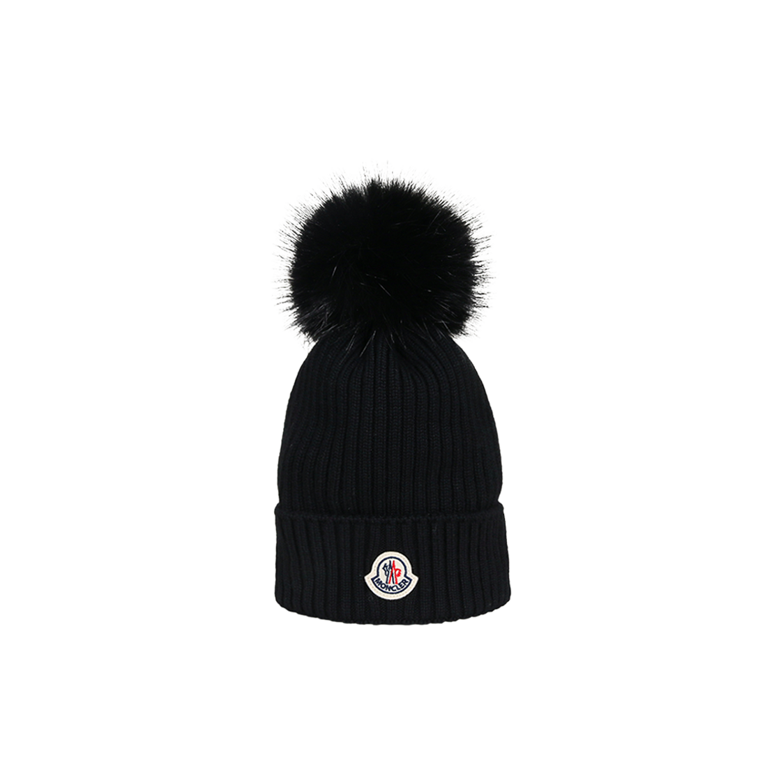 K2-954-3B00011-M1131-999 (Kids) Moncler Berretto Tricot Beanie Black - 25FW