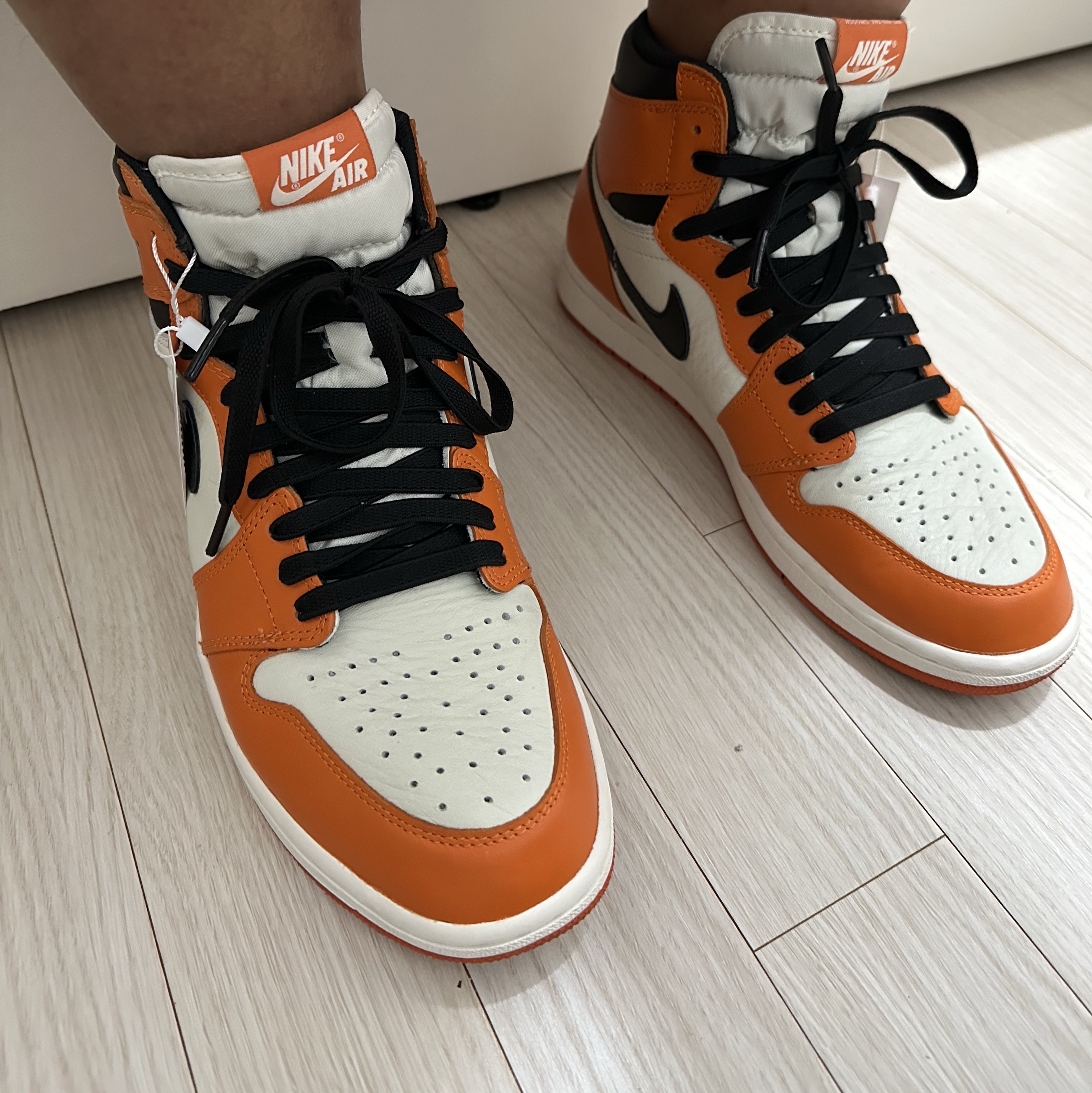 Jordan 1 Retro High OG Reverse Shattered Backboard 착용 스타일 - 1