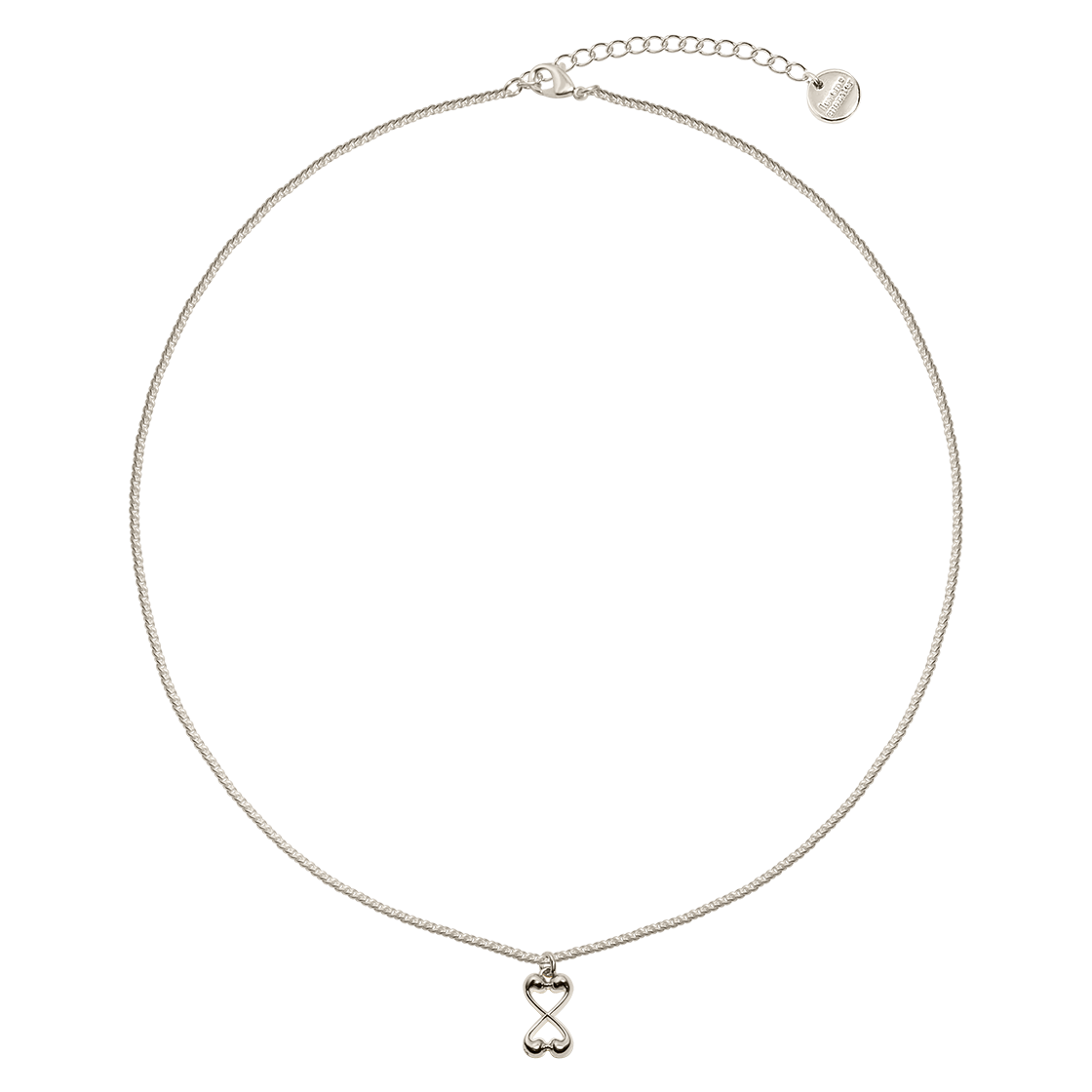 러브미몬스터 모래시계 몬트 체인목걸이 실버(lovememonster Hourglass Mont Chain Necklace Silver) - 1