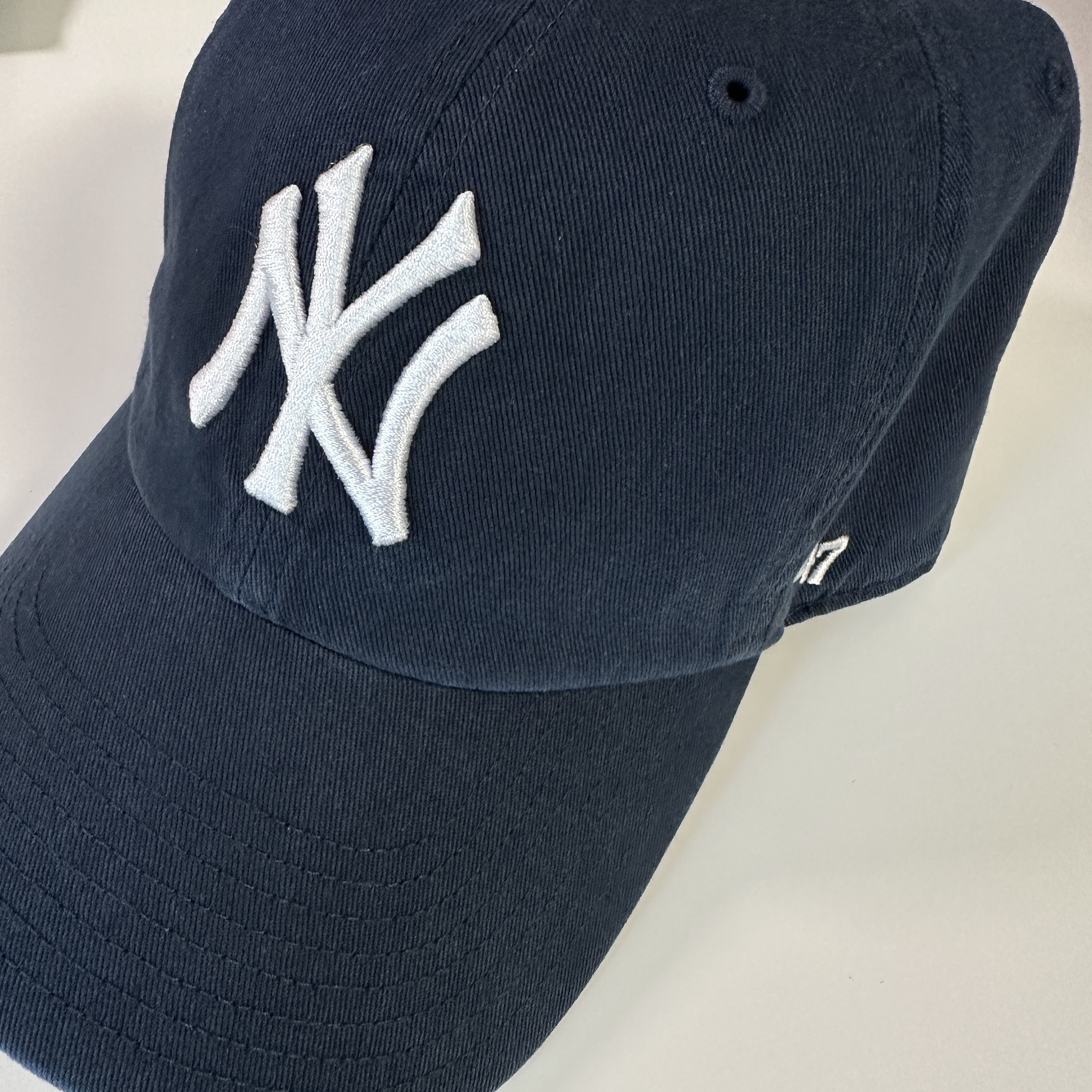 47 Brand New York Yankees Clean Up Navy 착용 스타일 - 1