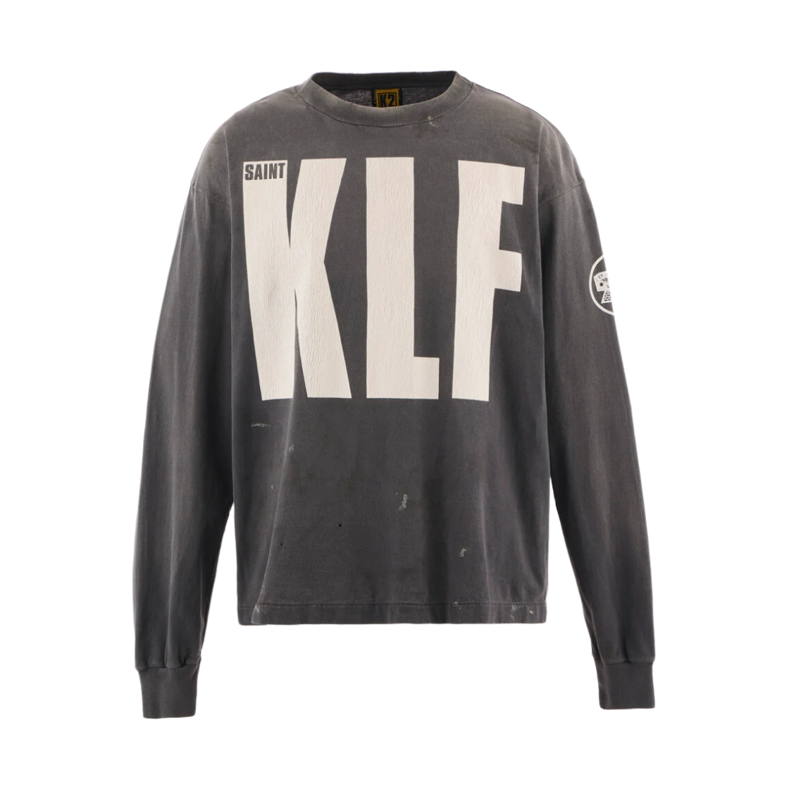세인트 마이클 x 더 KLF 블루 KLF 롱슬리브 티셔츠 블랙 - 25AW