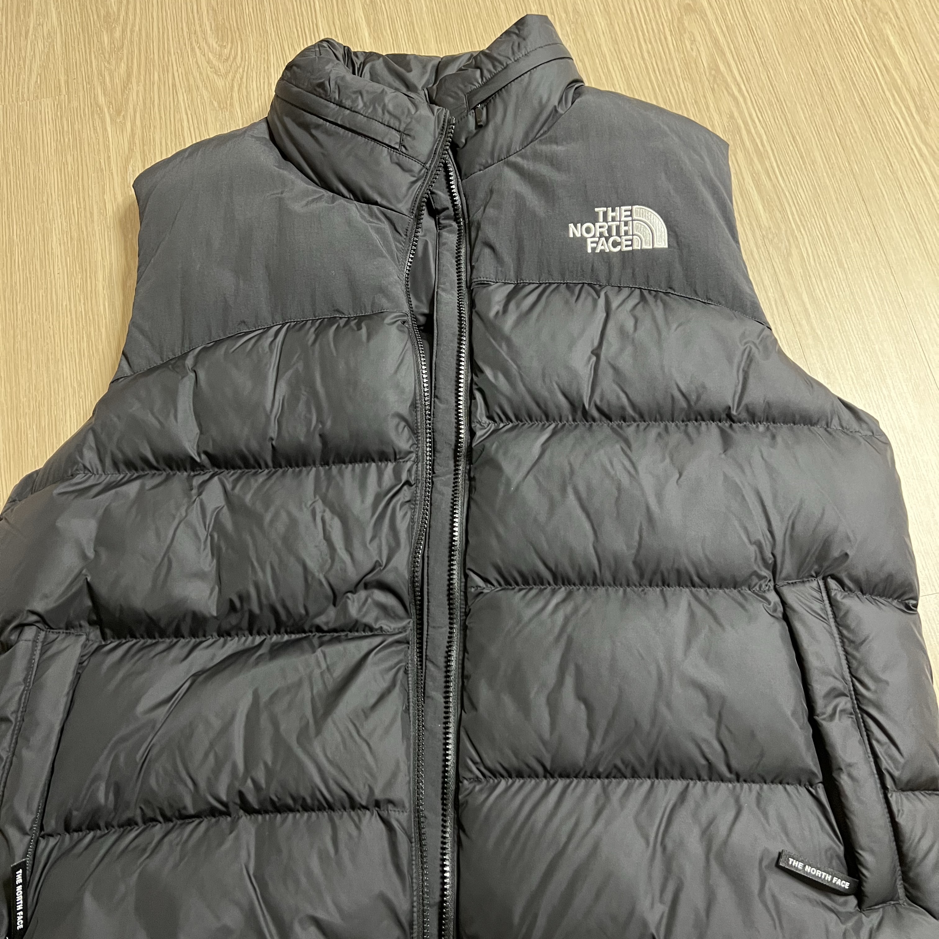 The North Face New Puffy Vest Black ์ฐฉ์ฉ ์คํ์ผ