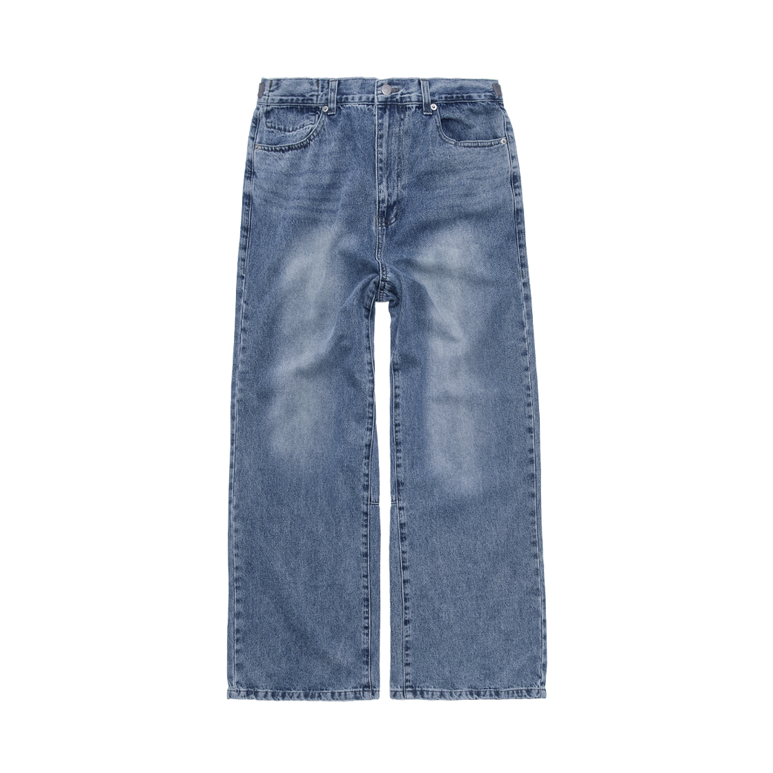 폴리테루 고시마 데님 팬츠 워시드 블루(Polyteru Gosima Denim Pants Washed Blue)
