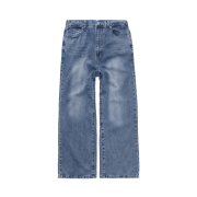 Polyteru Gosima Denim Pants Washed Blue