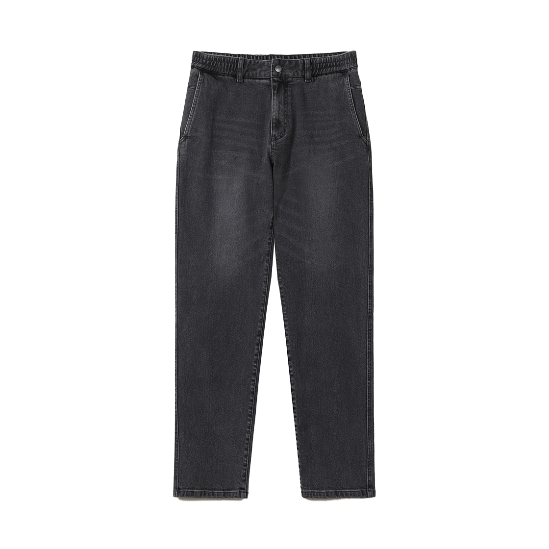 SAPDW25211BKX SERIES Black Washed Relaxed Denim Pants Black