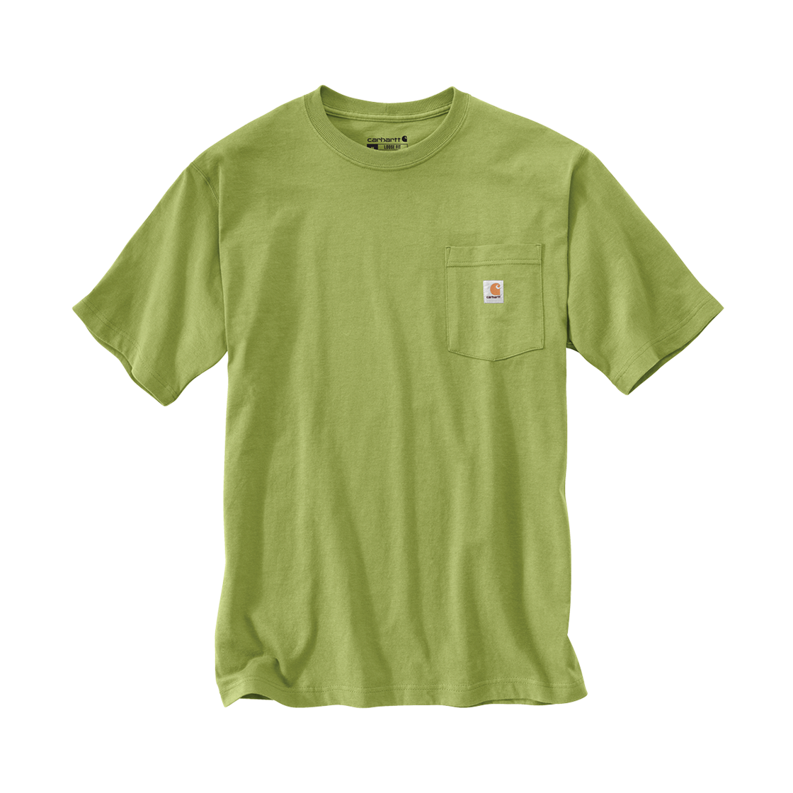 칼하트 루즈 핏 헤비웨이트 레귤러 숏슬리브 포켓 티셔츠 알지 그린(Carhartt Loose Fit Heavyweight Regular Short Sleeve Pocket T-Shirt Algae Green) - 1