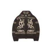 NOMANUAL Cowichan Hooded Zip-up Brown