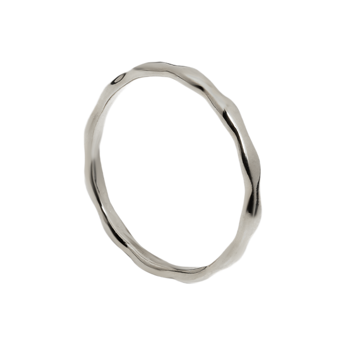 L251MRI040 lovememonster Slim Bumpy Ring  Silver