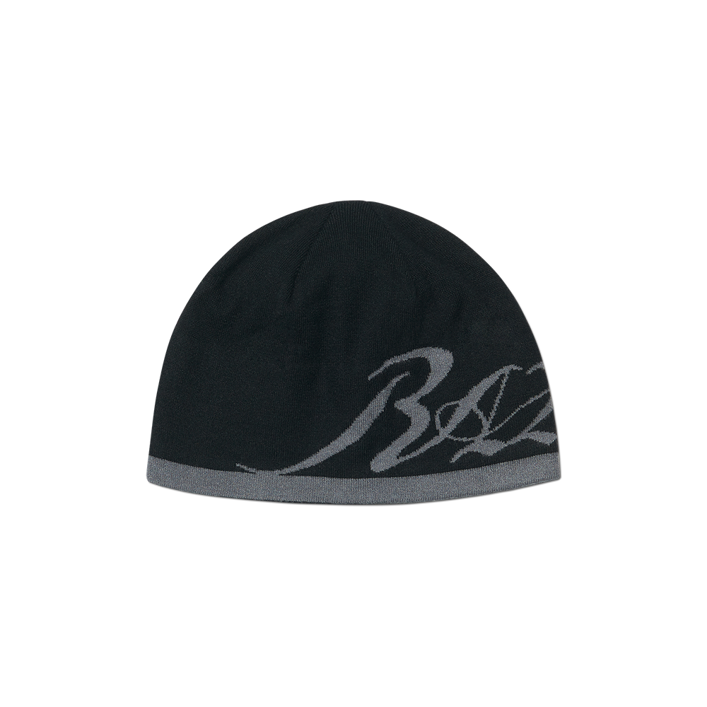 노매뉴얼 로우 자카드 비니 블랙(NOMANUAL Raw Jacquard Beanie Black)