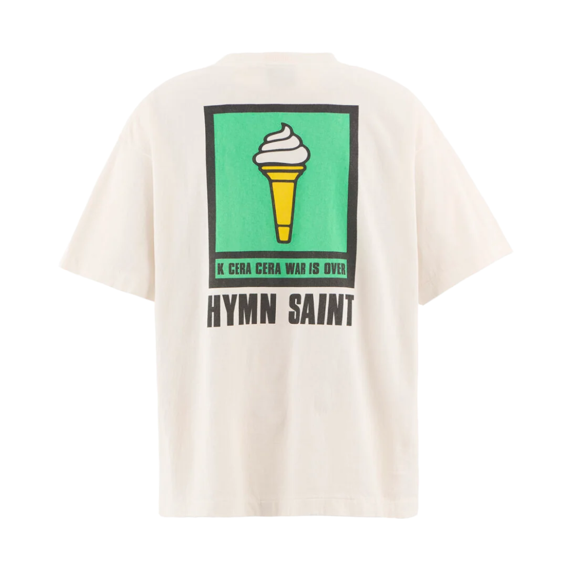 HR1-0000-C15 Saint Mxxxxxx x Kosuke Kawamura Icecream S/S T-Shirt White - 25AW