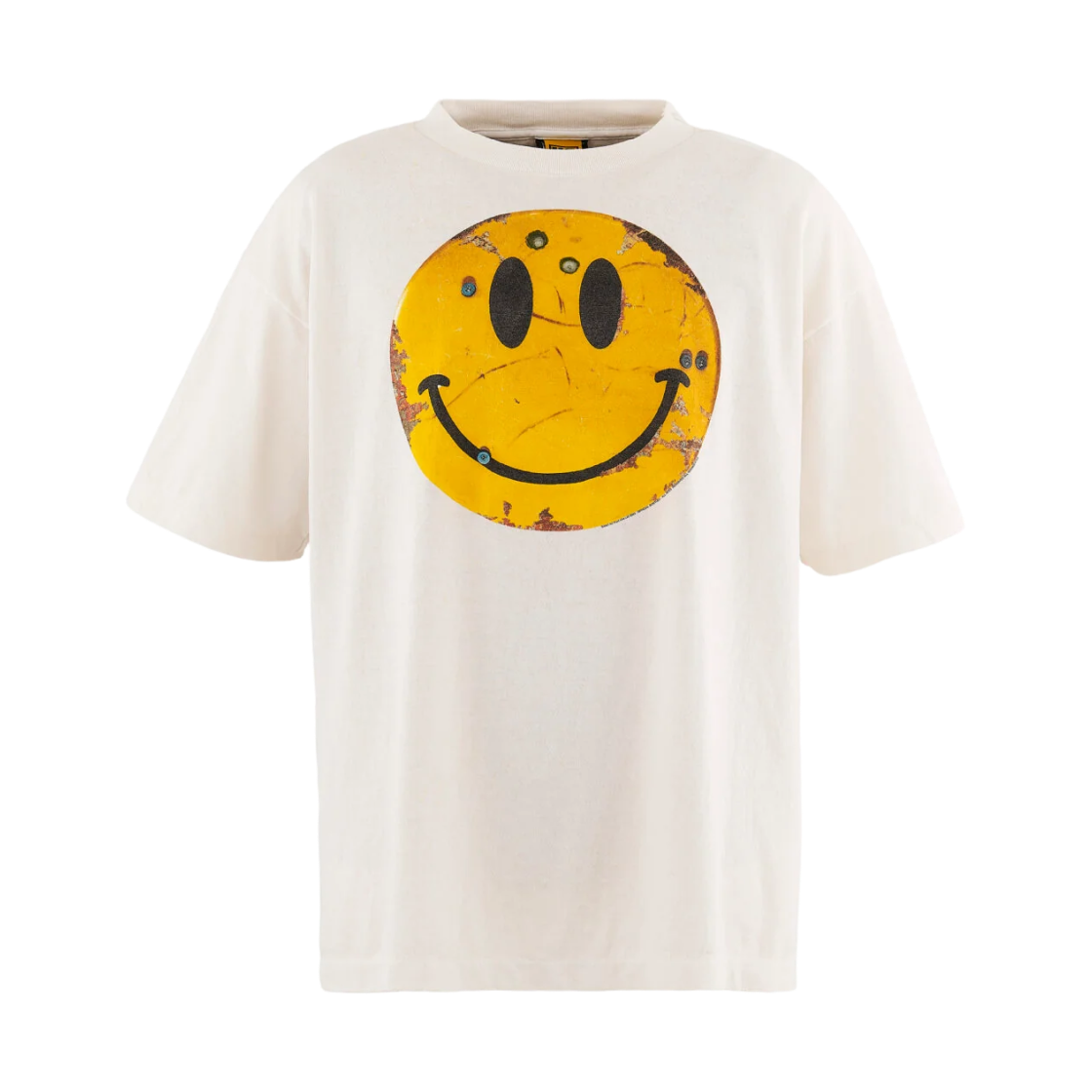HR1-0000-C02 Saint Mxxxxxx x The KLF Smile S/S T-Shirt White - 25AW