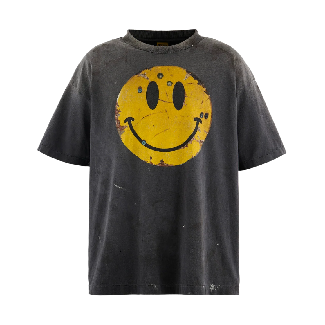 HR1-0000-C01 Saint Mxxxxxx x The KLF Smile S/S T-Shirt Black - 25AW