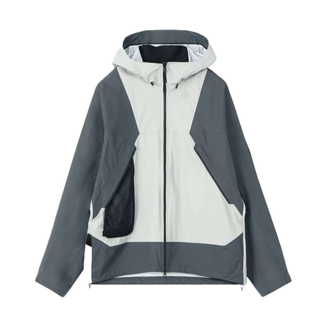 KM5BJABGW01GY Goldwin Pertex Shield Air Mountaineering Jacket Deep Charcoal Snow Gray - 25SS