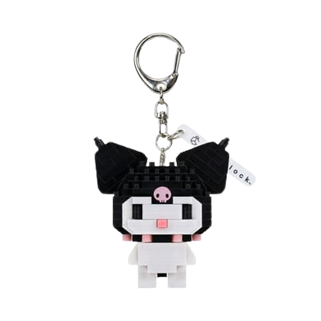 산리오 쿠로미 N-Fig 2 나노블록 키링(Sanrio Kuromi N-Fig 2 Nanoblock Keyring) - 1