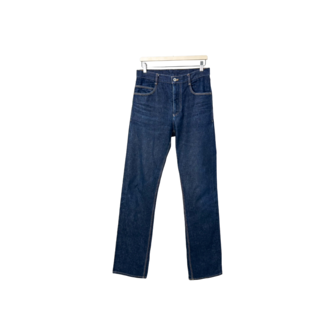 ITW647P7A5N5 Bottega Veneta 22FW Mens Stitch Long Straight Denim Pants