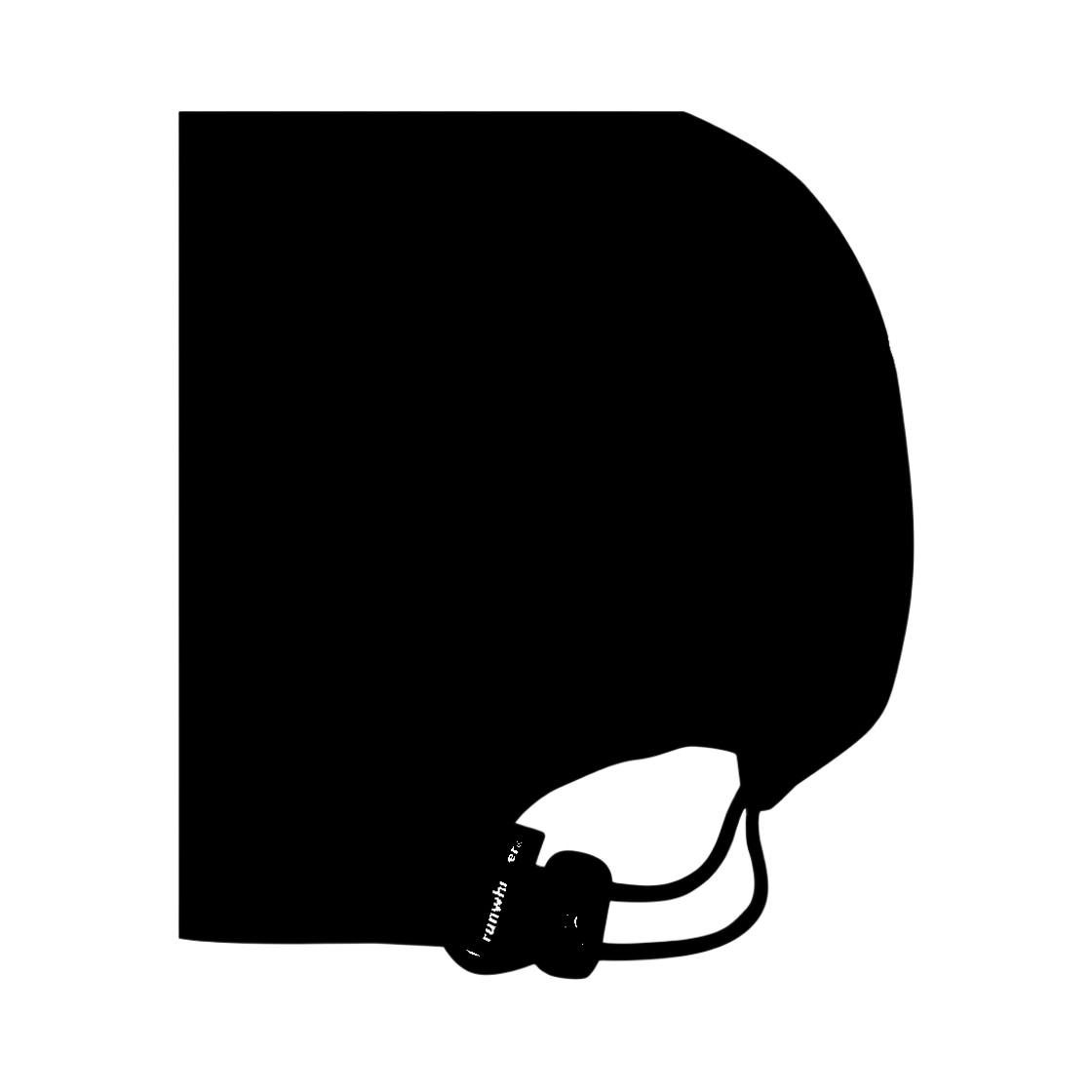 [KREAM 단독] 런위더 리플렉터 러닝 캡 블랙([KREAM 단독] runwhither Reflector Running Cap Black) - 2