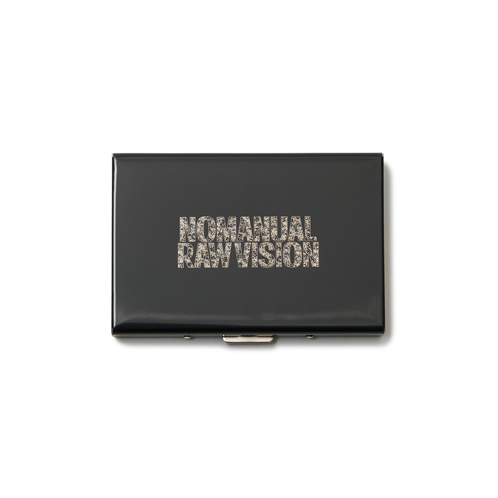 노매뉴얼 NM R.V 메탈 월렛 블랙(NOMANUAL NM R.V Metal Wallet Black)