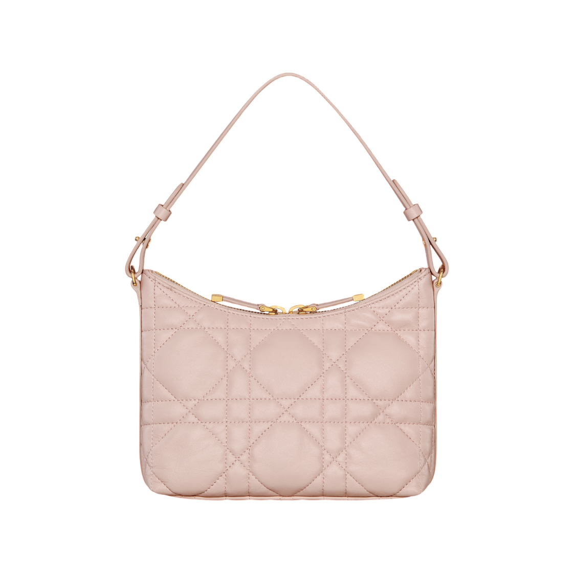 디올 미스 카로 디올링 미니 체인 백 매크로까나쥬 램스킨 파우더 핑크(Dior Miss Caro Diorling Mini Chain Bag Macrocannage Lambskin Powder Pink) - 3