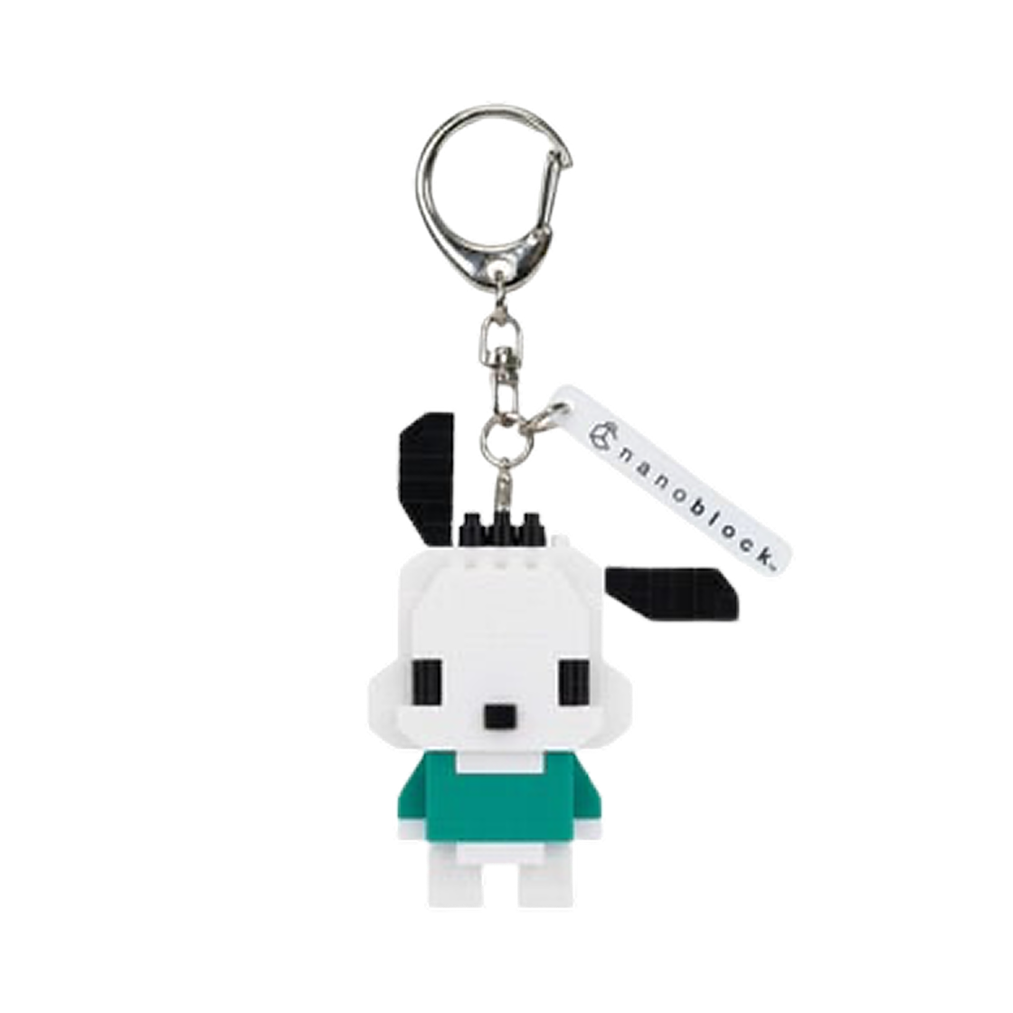 산리오 포차코 N-Fig 2 나노블록 키링(Sanrio Pochacco N-Fig 2 Nanoblock Keyring) - 1