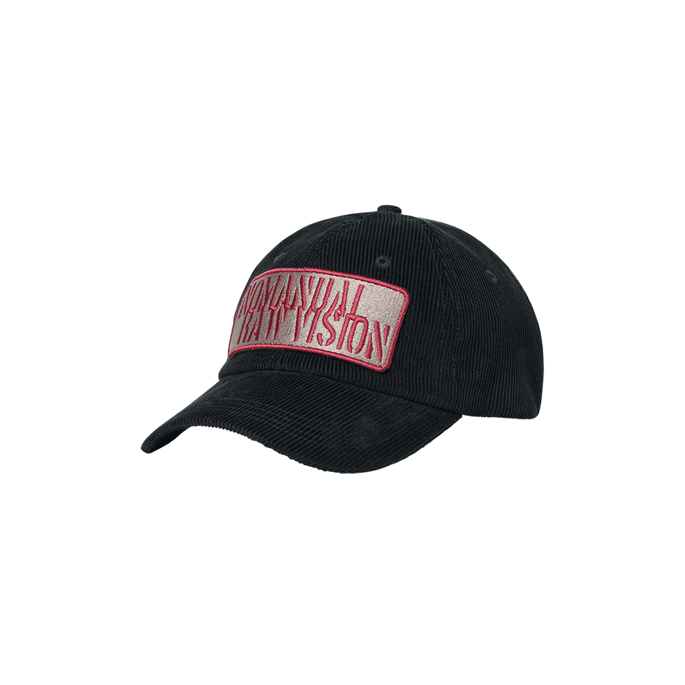 NMWF52HG09BLK NOMANUAL Sign Patched Corduroy Ball Cap Black