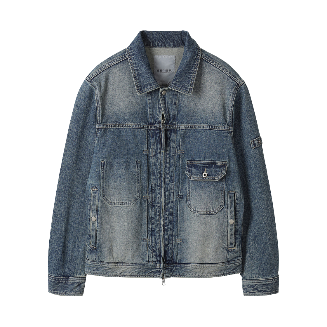 시리즈 인디고 변형 트러커 인디고(SERIES Indigo Modified Trucker Indigo)