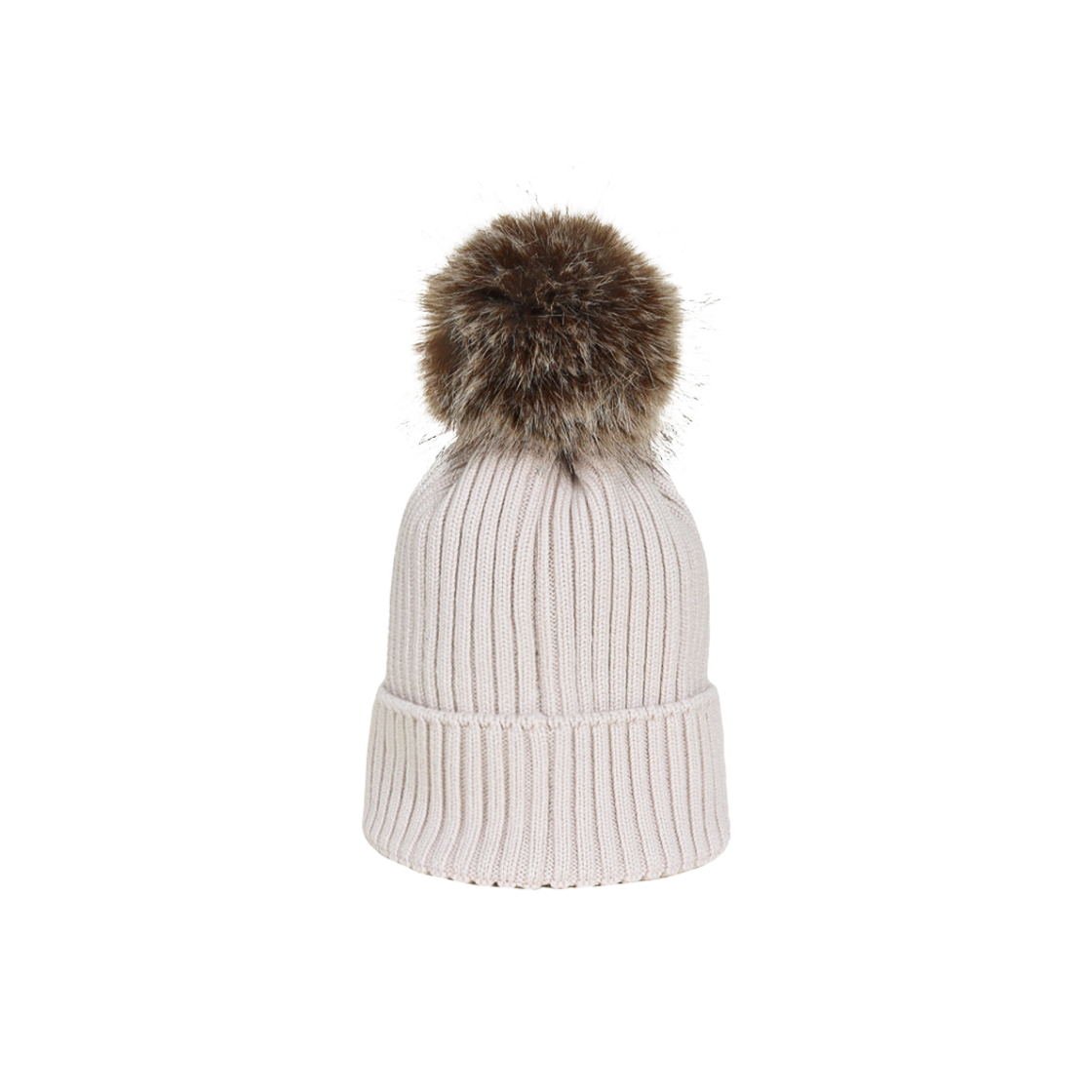 (키즈) 몽클레르 베레토 트리콧 비니 베이지 - 25FW((Kids) Moncler Berretto Tricot Beanie Beige - 25FW) - 2