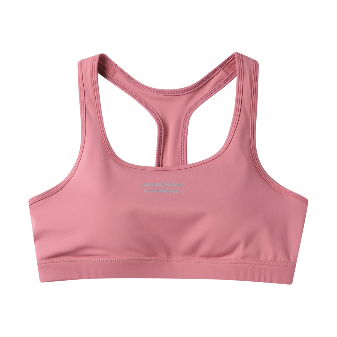 런위더 미디엄 서포트 브라탑 핑크