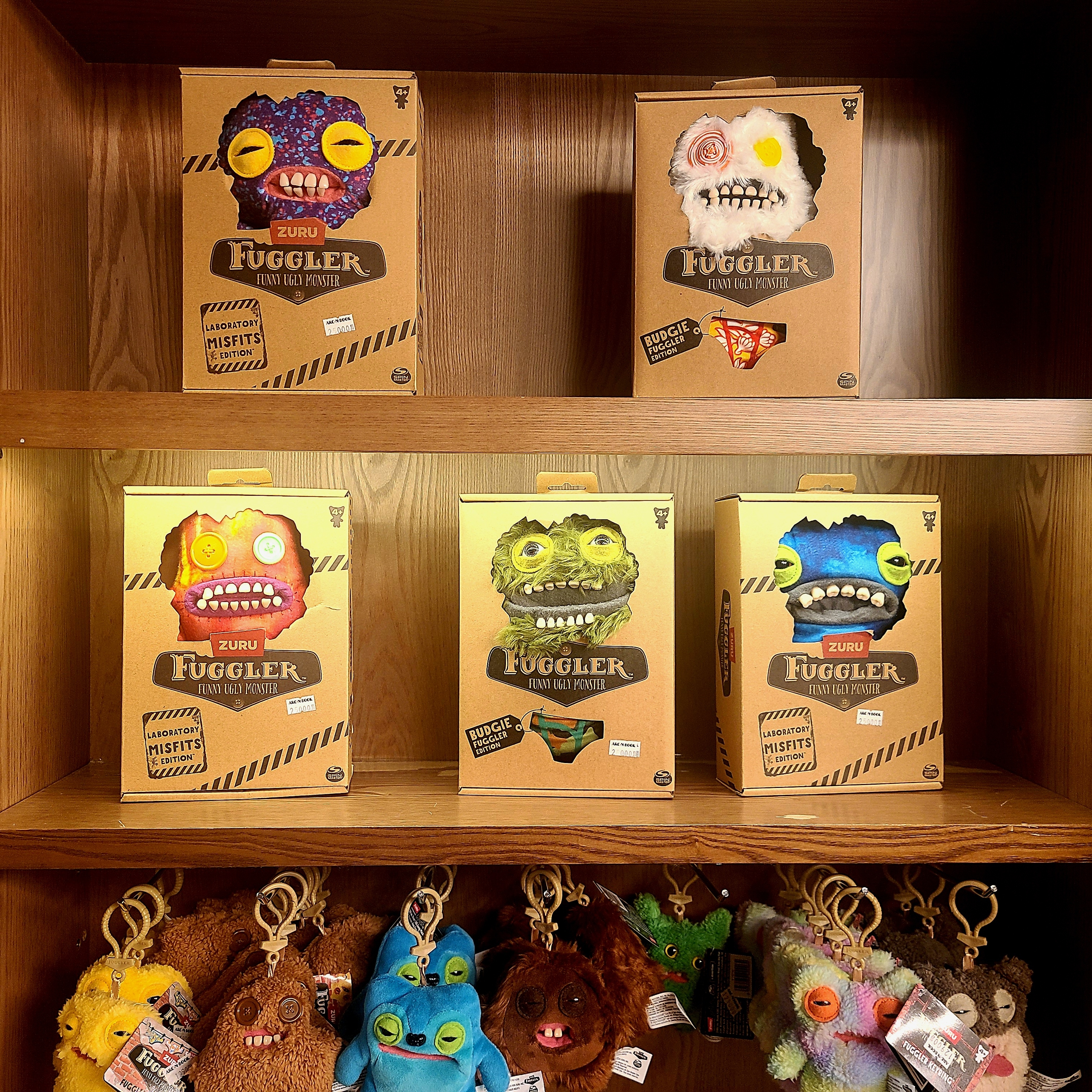 Fuggler Misfits Squidge Purple, Fuggler Budgie Sasquoosh White 착용 스타일 - 1