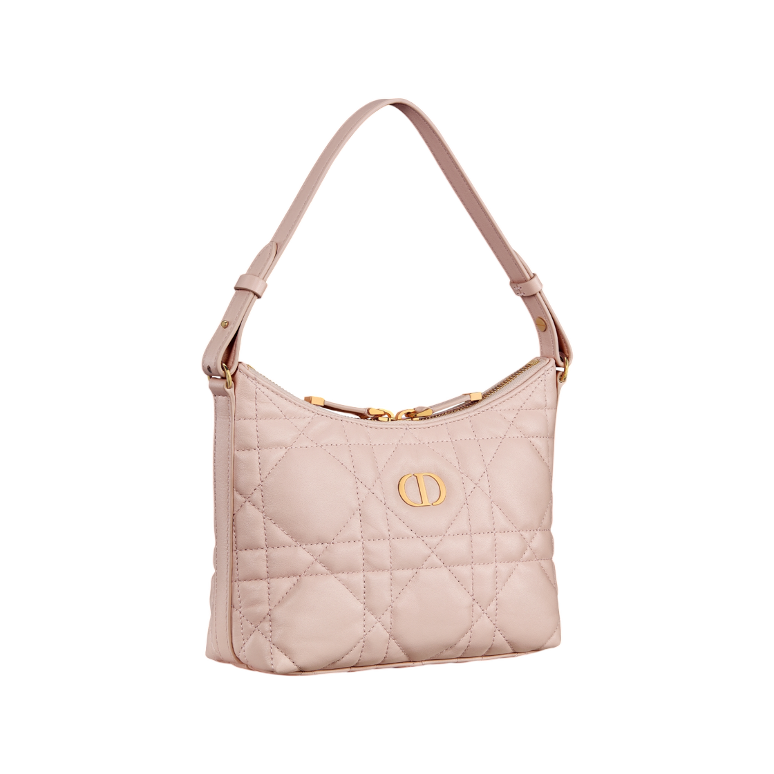 디올 미스 카로 디올링 미니 체인 백 매크로까나쥬 램스킨 파우더 핑크(Dior Miss Caro Diorling Mini Chain Bag Macrocannage Lambskin Powder Pink) - 2