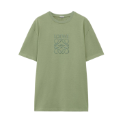 Loewe Regular Fit T-Shirt in Cotton Green