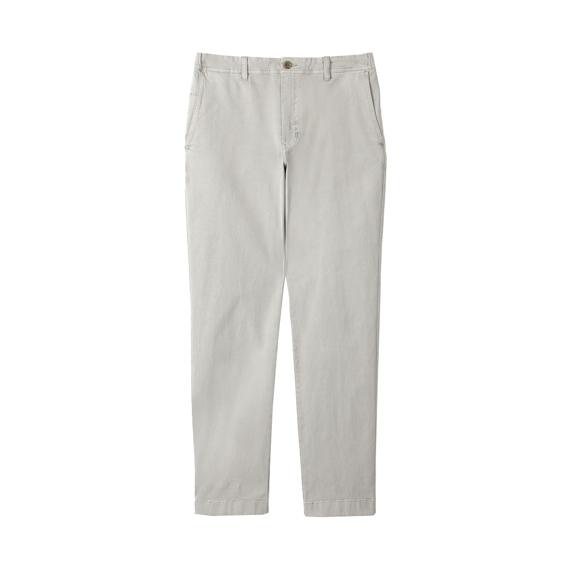 SAPNA25011GYL SERIES Cotton Dye Straight Pants Light Gray