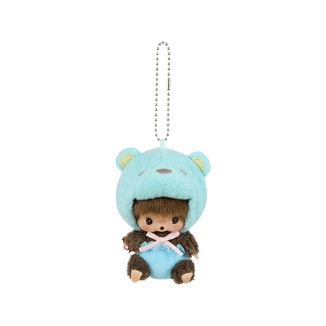 몬치치 베비치치 베어 키 체인 블루(Monchhichi Bebichhichi Bear Key Chain Blue)