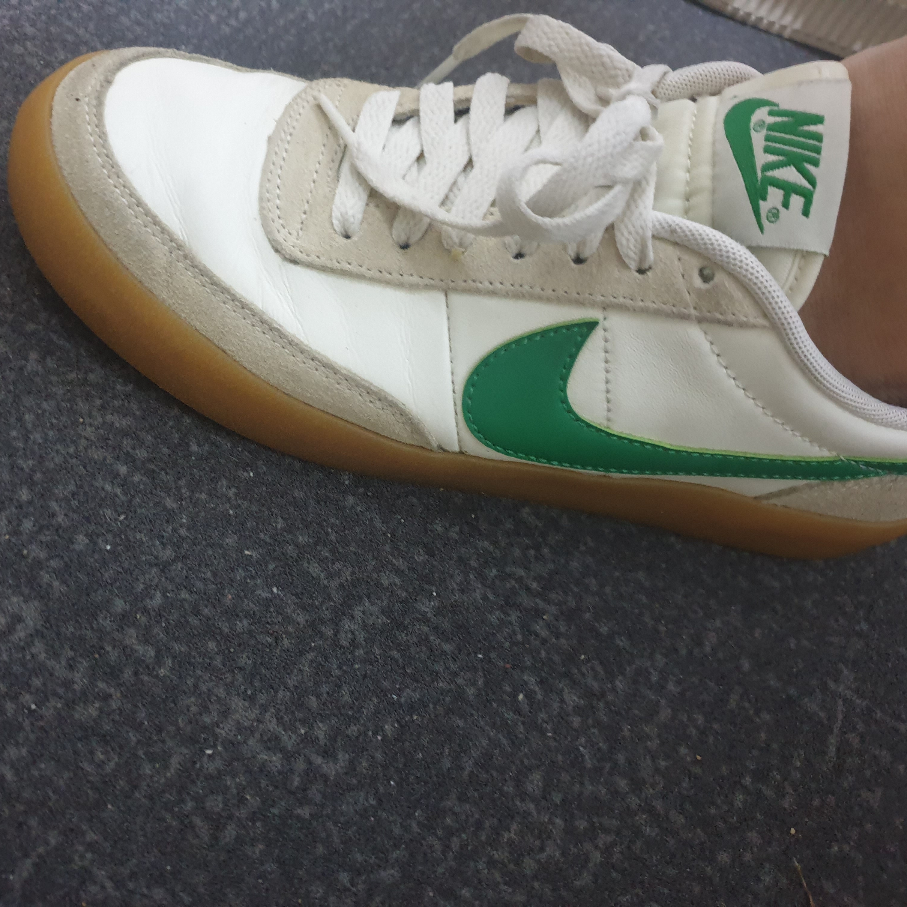 Nike x J.Crew Killshot 2 Lucid Green 착용 스타일