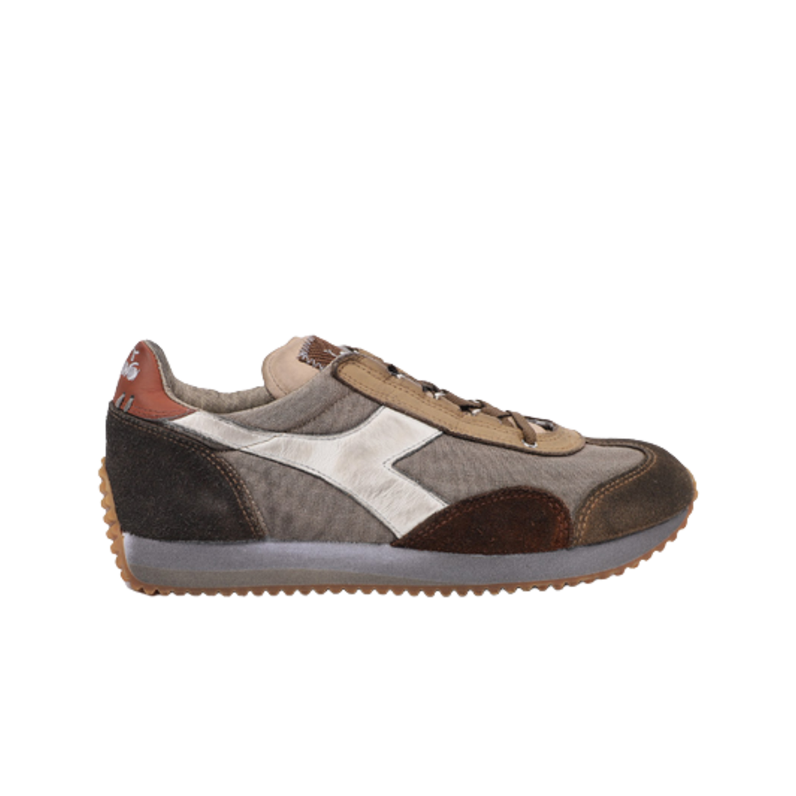 디아도라 이큅 H 더티 스톤 워시 에보 베이지 브라운(Diadora Equipe H Dirty Stone Wash Evo Beige Brown)