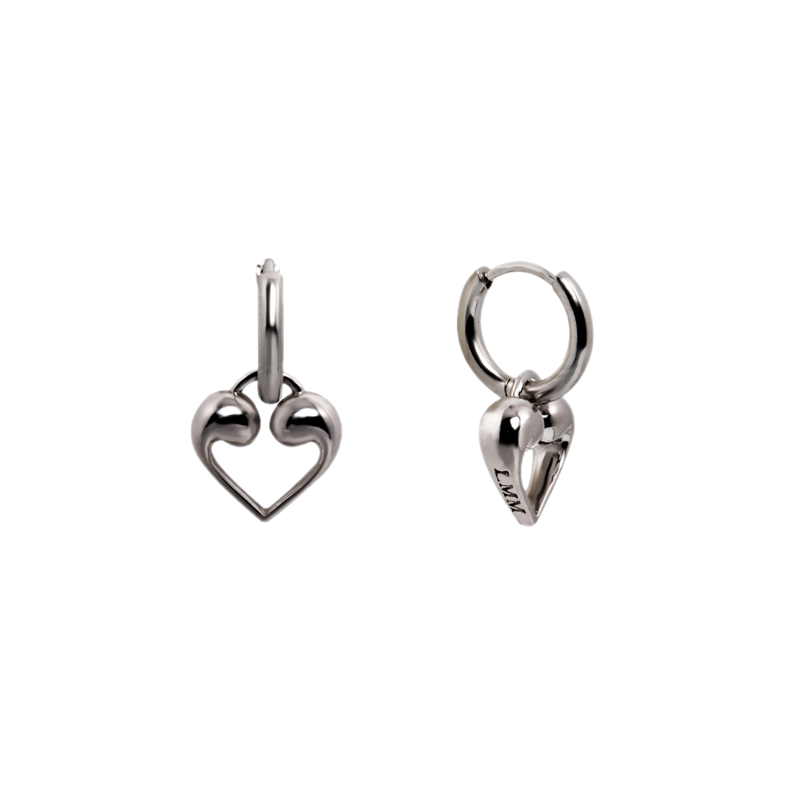 L251MER070 lovememonster Mont Drop Mini Ring Earrings  Silver