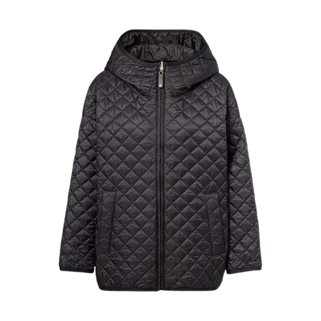 (W) 막스마라 더 큐브 레오 발수 리버시블 패딩 블랙((W) Max Mara The Cube Leo Water-Repellent Reversible Padding Black)