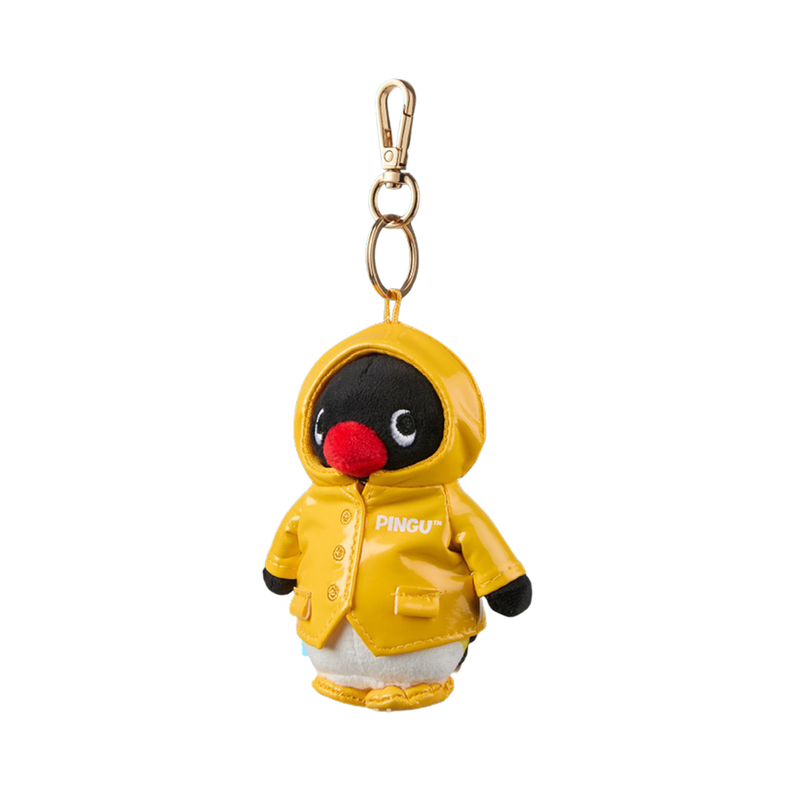 핑구 x CGV 우비 핑구 인형 키링 옐로우 (10cm)(Pingu x CGV Raincoat Pingu Doll Keyring Yellow (10cm))