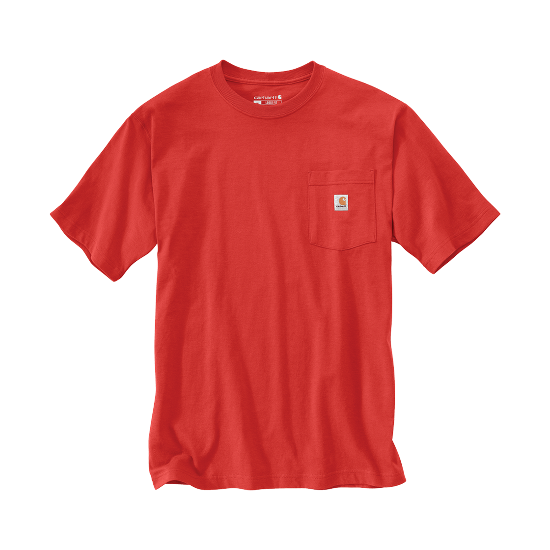 칼하트 루즈 핏 헤비웨이트 레귤러 숏슬리브 포켓 티셔츠 로스티드 토마토(Carhartt Loose Fit Heavyweight Regular Short Sleeve Pocket T-Shirt Roasted Tomato)