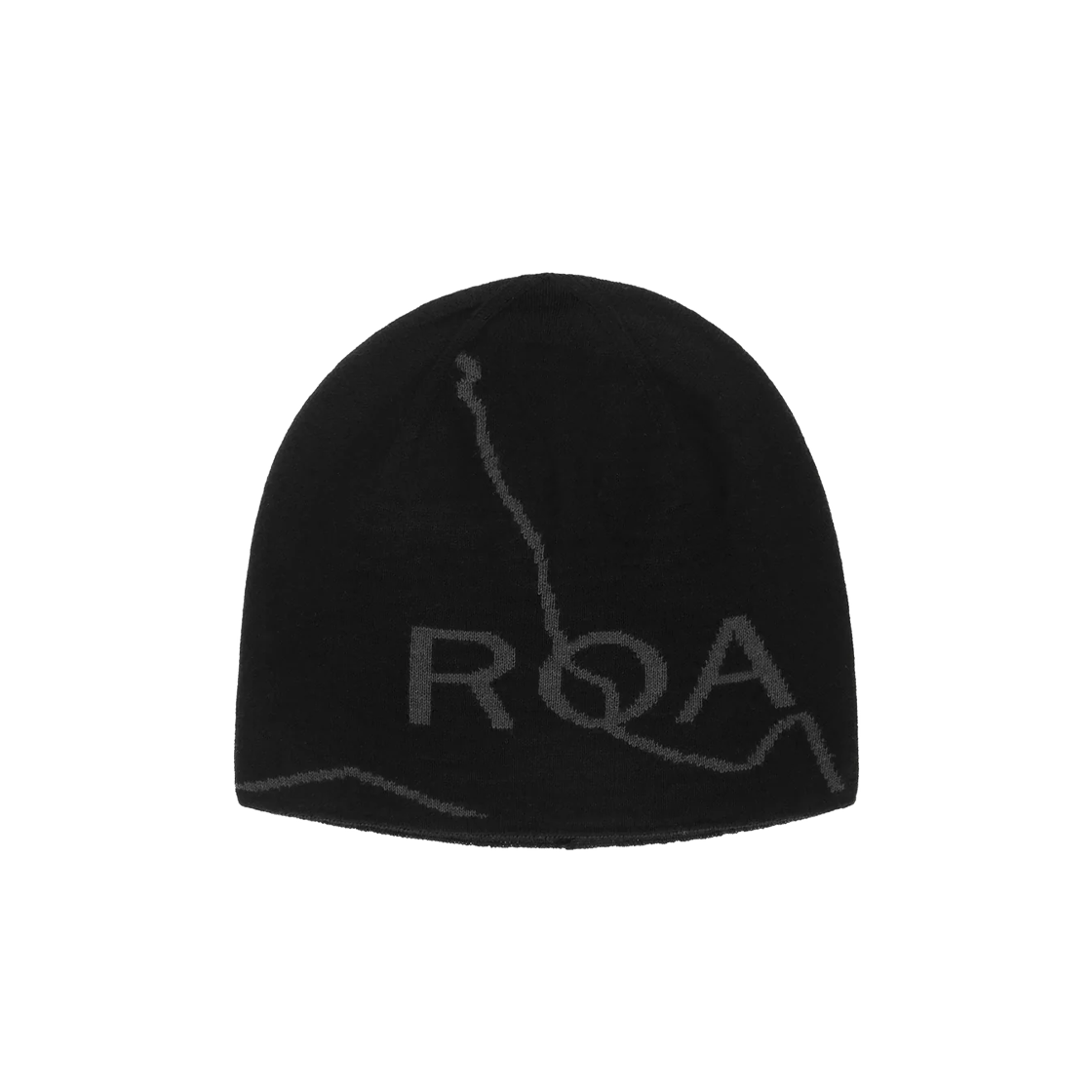 로아 로고 울 비니 블랙 - 25FW(ROA Logo Wool Beanie Black - 25FW)
