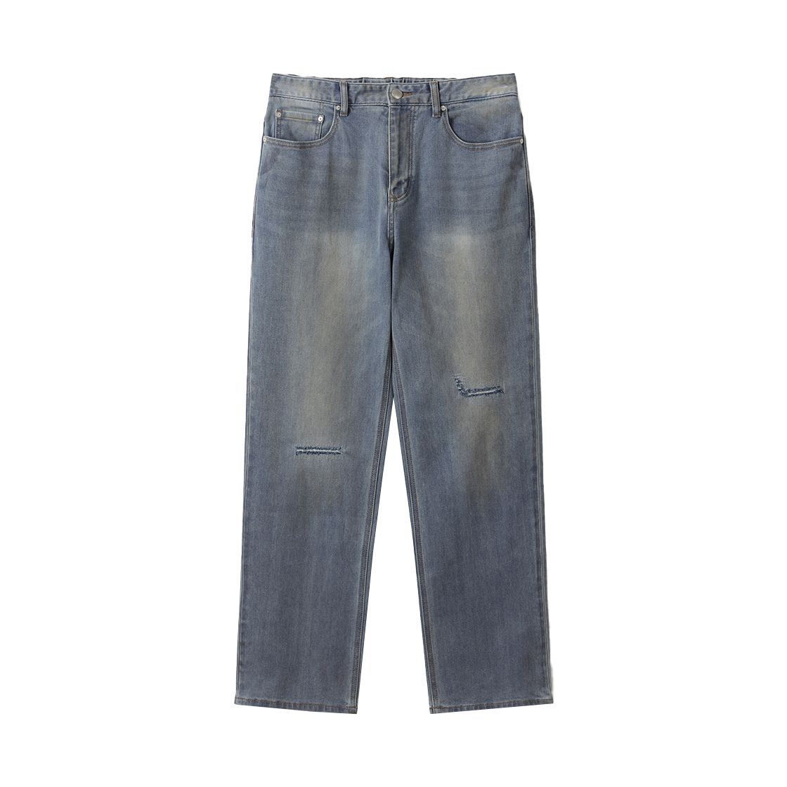 SAPDW25321INX SERIES Oil Dirty Loose Straight Denim Pants Indigo