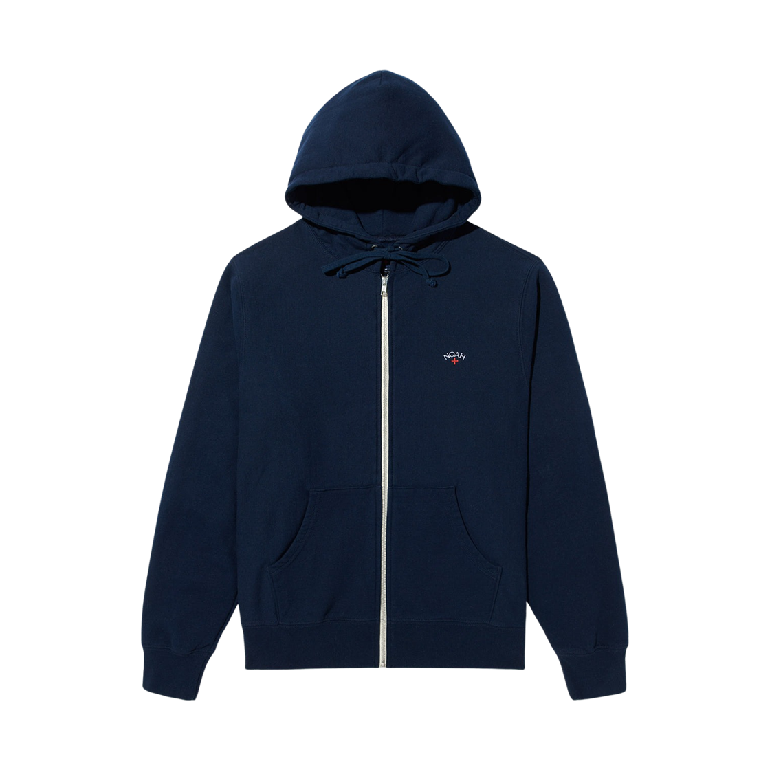 - Noah Classic Lightweight Zip-Up Hoodie Navy
