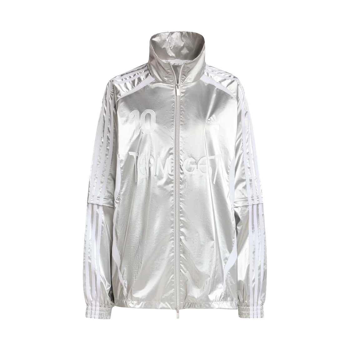 KE9784 (W) Adidas OVZD Track Top Silver Metallic - KR Sizing